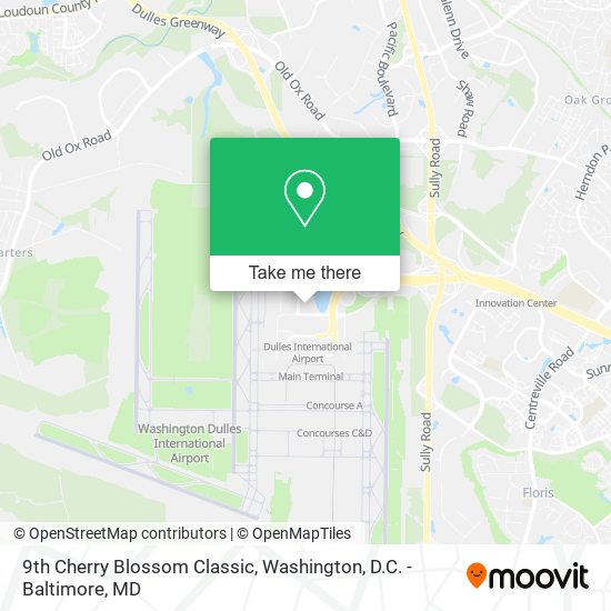 9th Cherry Blossom Classic map