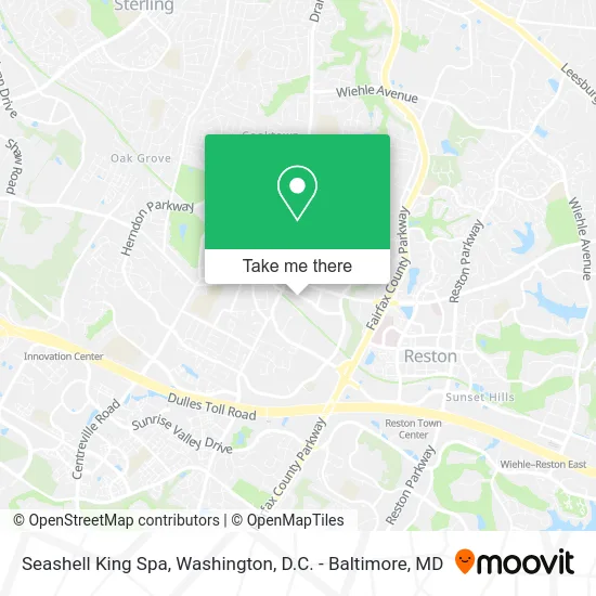 Seashell King Spa map