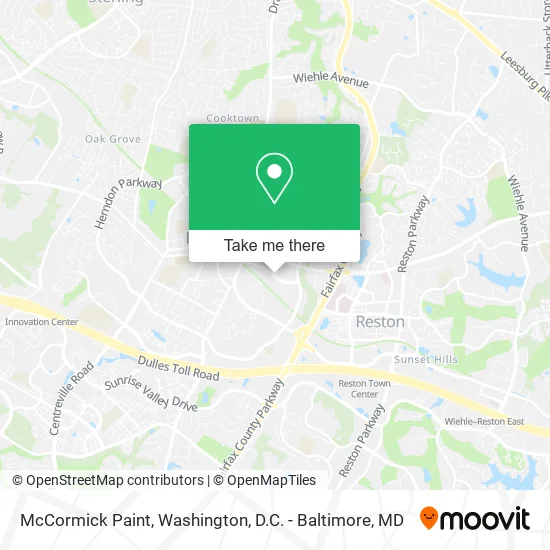 McCormick Paint map