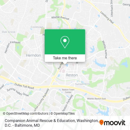 Companion Animal Rescue & Education map