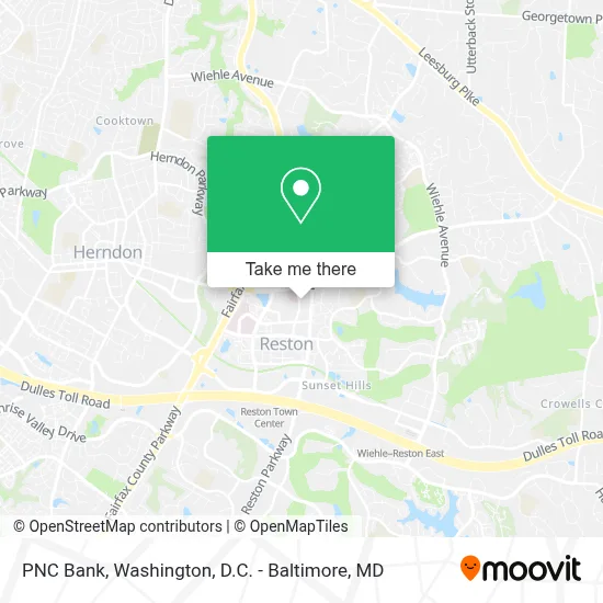 PNC Bank map