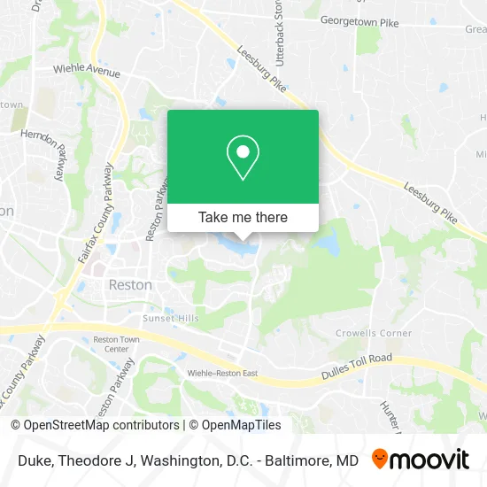 Duke, Theodore J map