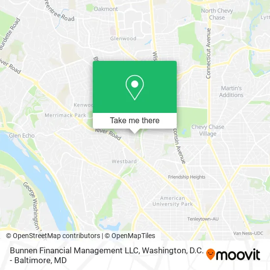 Mapa de Bunnen Financial Management LLC
