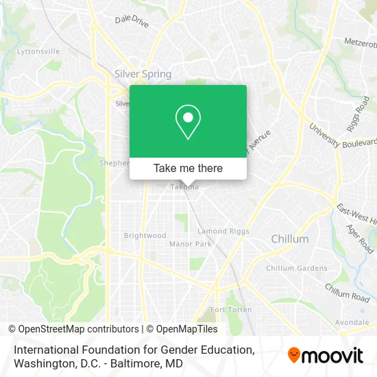 International Foundation for Gender Education map