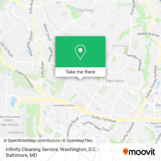 Mapa de Infinity Cleaning Service