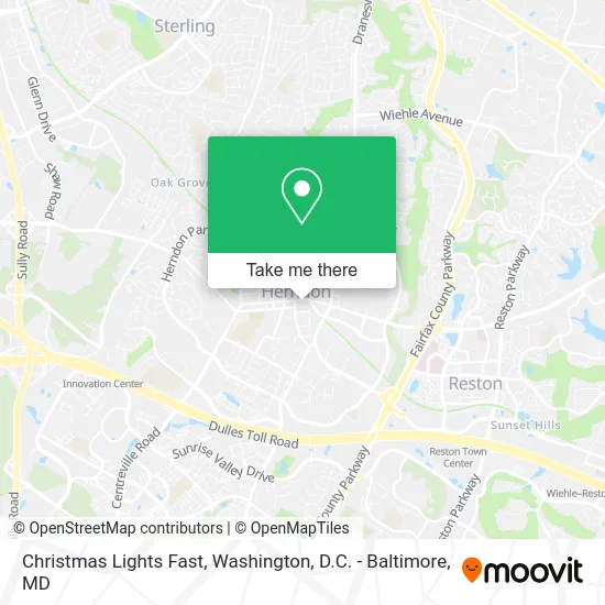 Christmas Lights Fast map