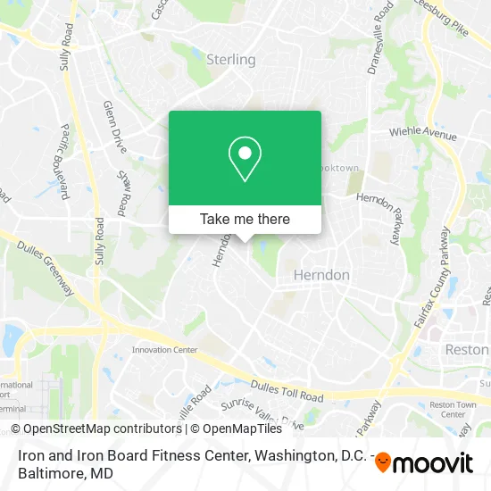 Iron and Iron Board Fitness Center map