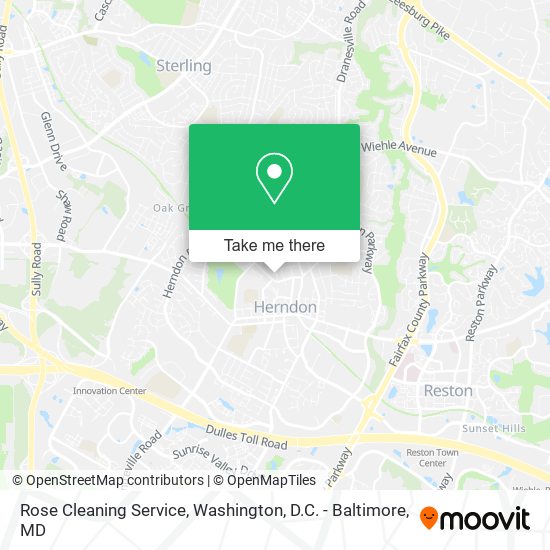 Mapa de Rose Cleaning Service