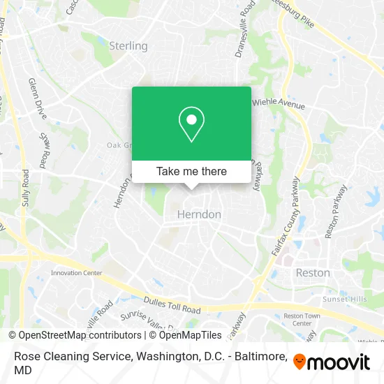 Rose Cleaning Service map