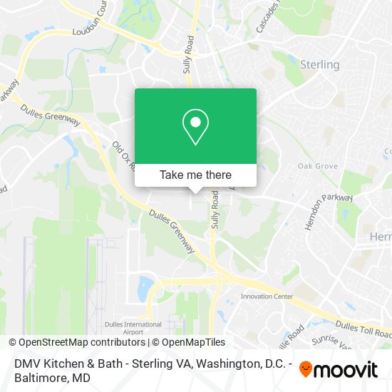 Mapa de DMV Kitchen & Bath - Sterling VA