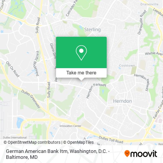 German American Bank Itm map