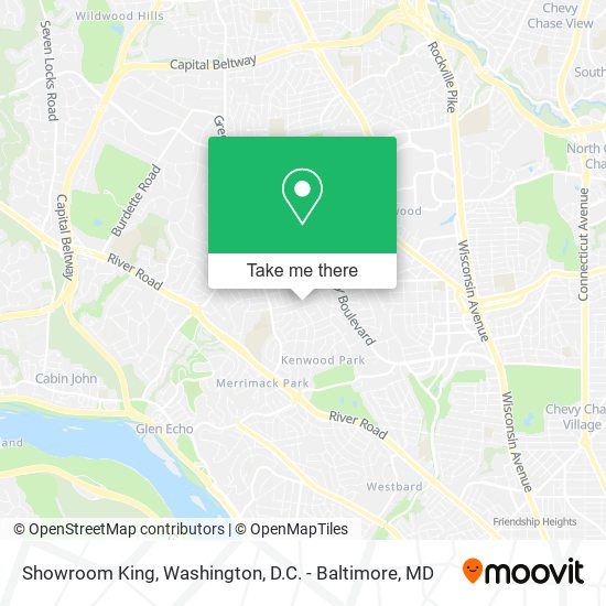 Mapa de Showroom King