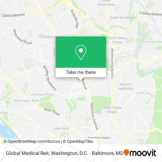 Global Medical Reit map