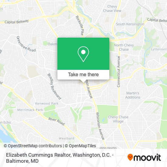 Elizabeth Cummings Realtor map