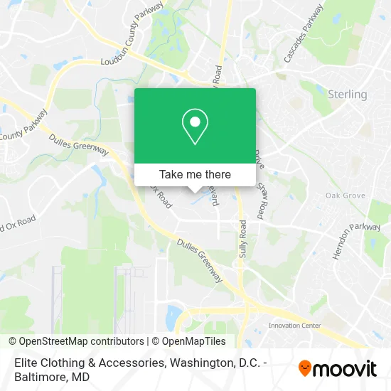 Elite Clothing & Accessories map