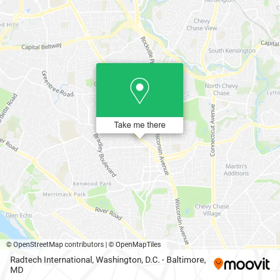 Radtech International map