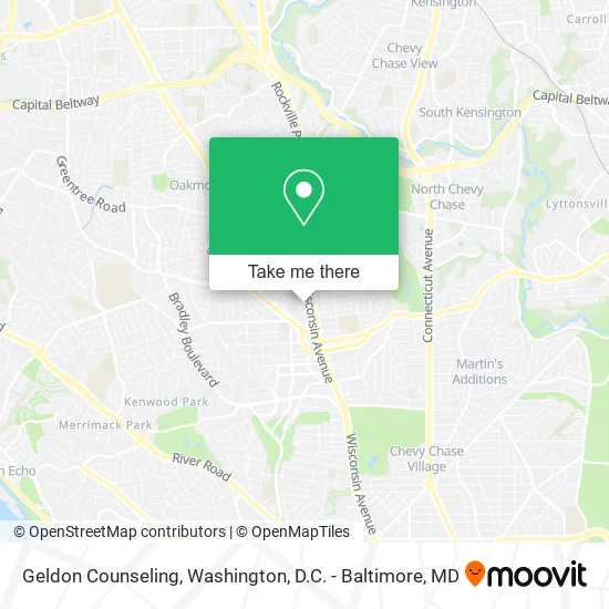 Geldon Counseling map