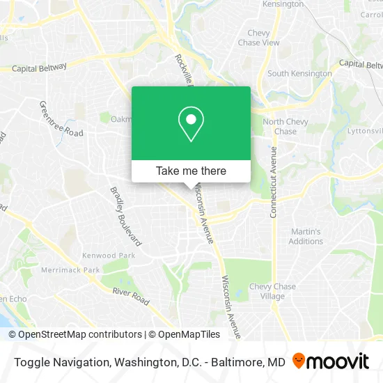 Toggle Navigation map