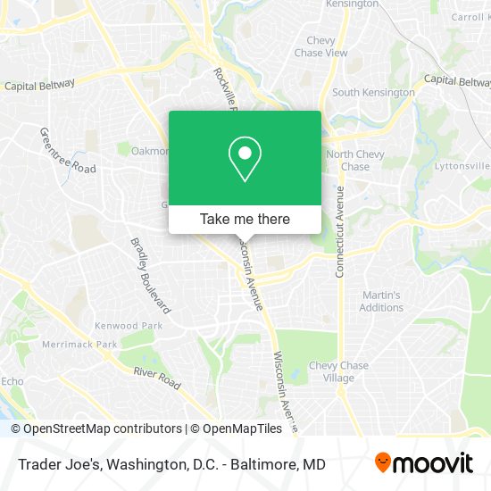 Trader Joe's map