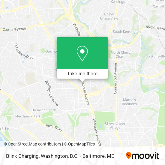 Blink Charging map