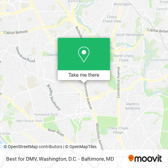 Best for DMV map