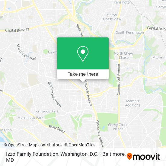 Izzo Family Foundation map