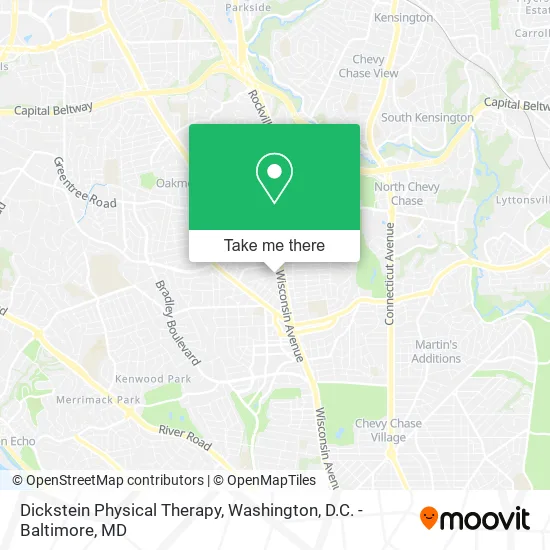 Mapa de Dickstein Physical Therapy