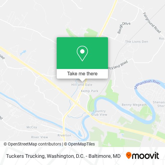 Mapa de Tuckers Trucking