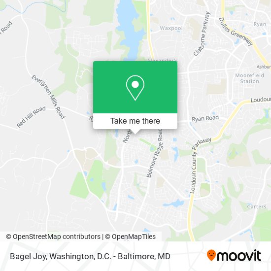 Bagel Joy map