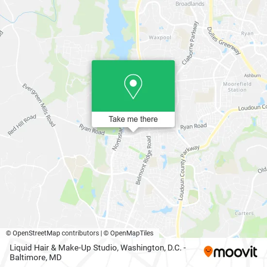 Liquid Hair & Make-Up Studio map