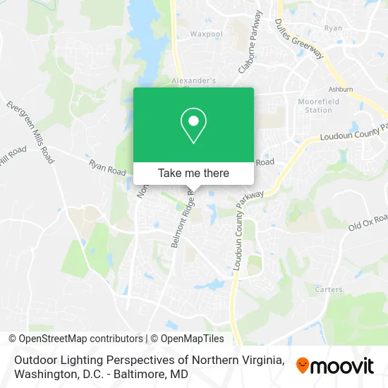 Outdoor Lighting Perspectives of Northern Virginia map