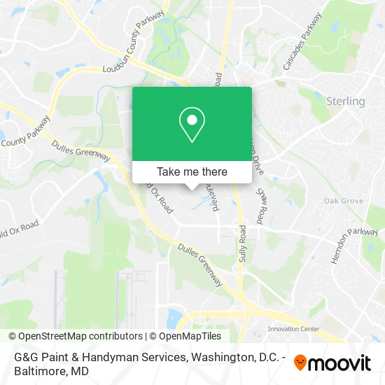 Mapa de G&G Paint & Handyman Services