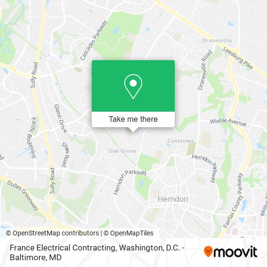 France Electrical Contracting map