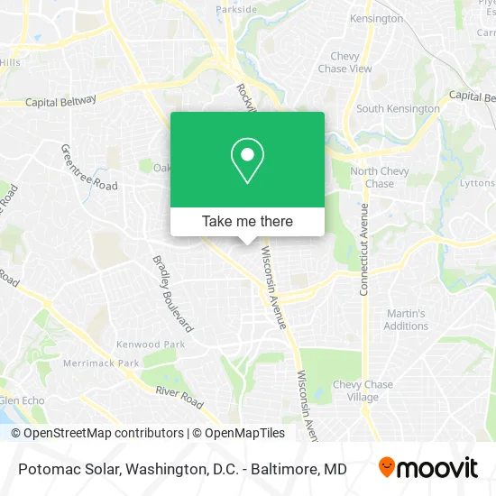 Potomac Solar map