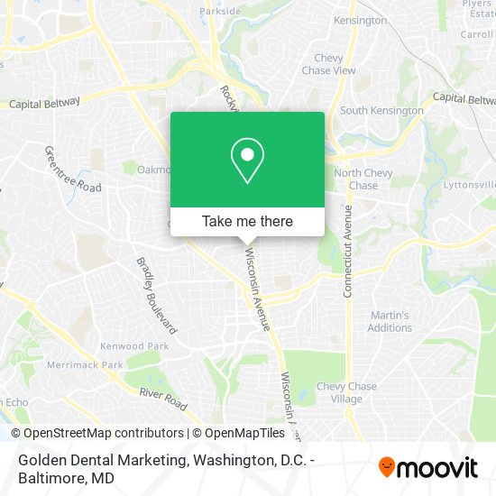 Mapa de Golden Dental Marketing
