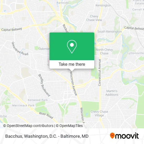 Bacchus map