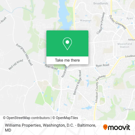 Williams Properties map