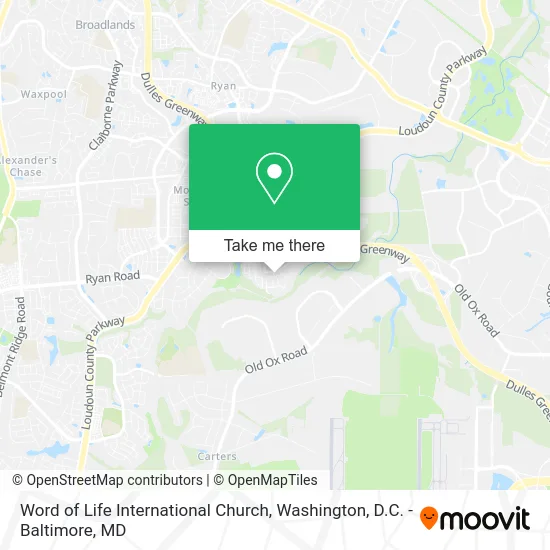 Word of Life International Church map