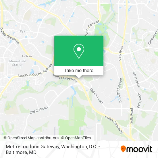 Metro-Loudoun Gateway map