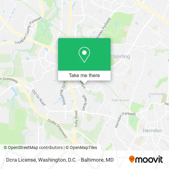 Dcra License map