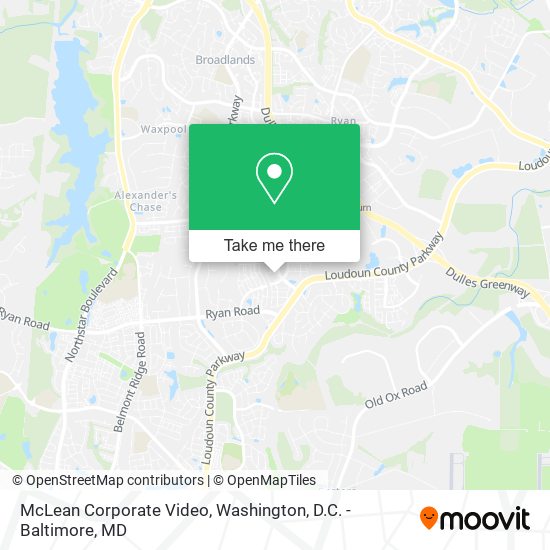 McLean Corporate Video map