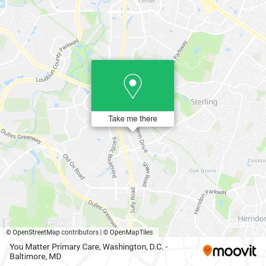 You Matter Primary Care map
