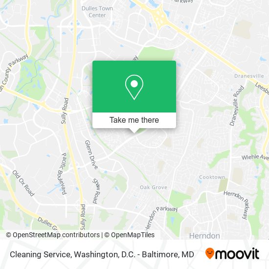 Mapa de Cleaning Service