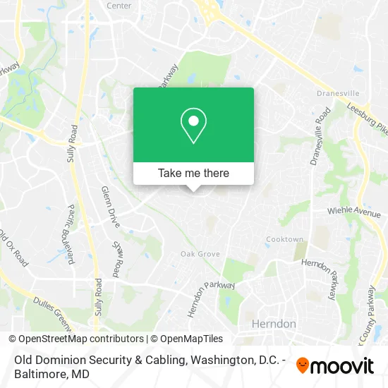 Mapa de Old Dominion Security & Cabling