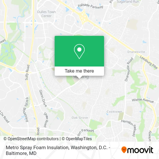 Metro Spray Foam Insulation map