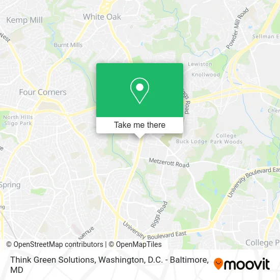 Think Green Solutions map