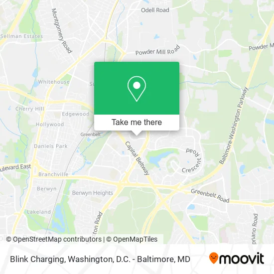 Blink Charging map