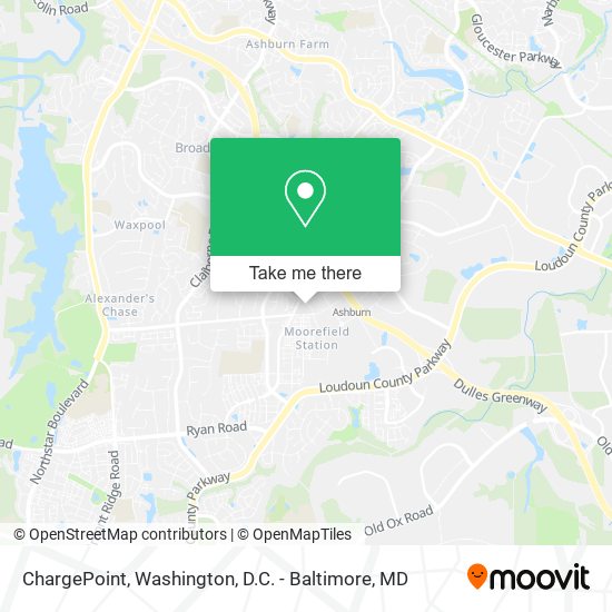 ChargePoint map