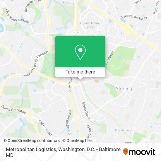 Metropolitan Logistics map