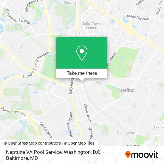 Neptune VA Pool Service map